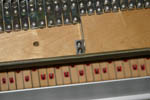 Rhodes Mark I stage piano detail
